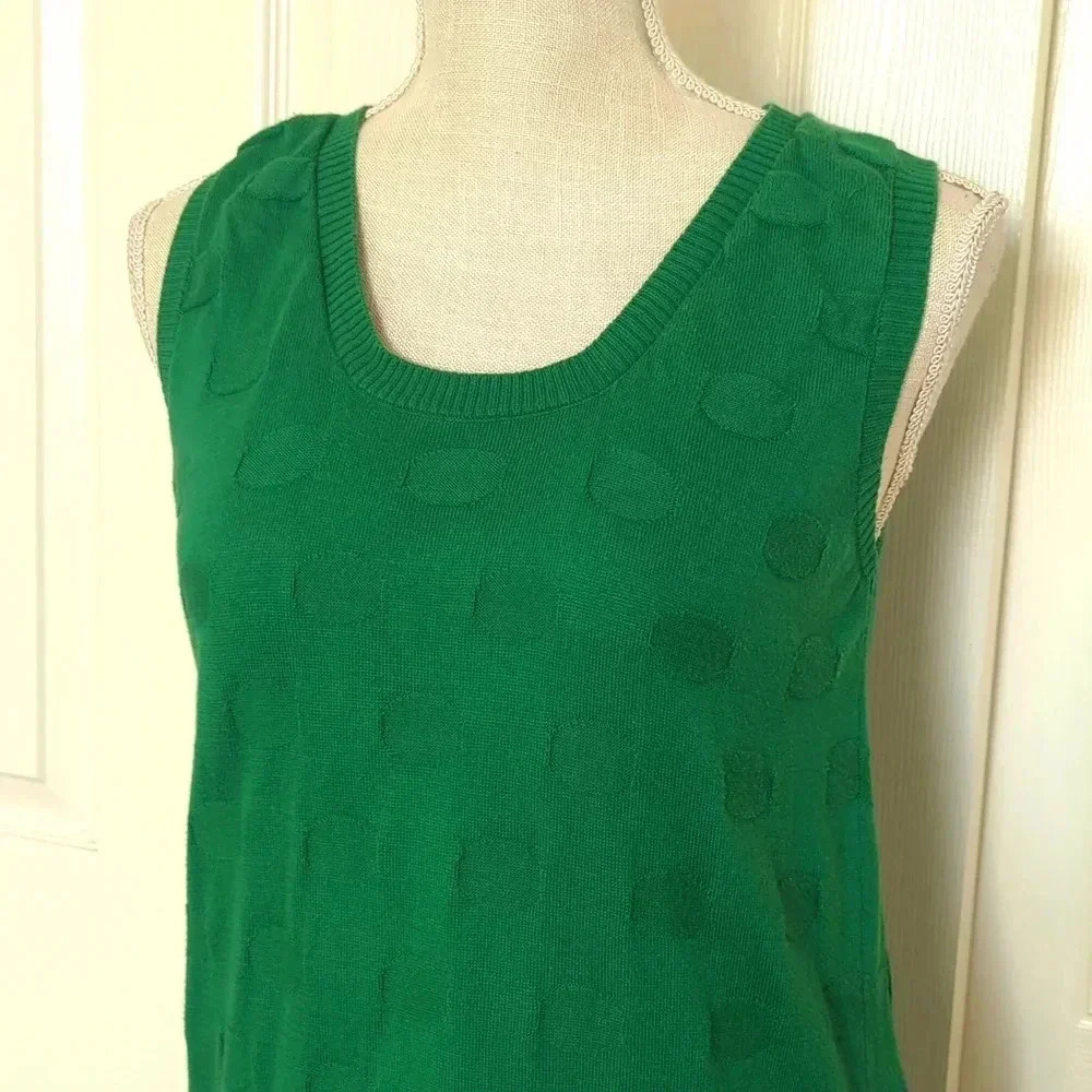 See by Chloe Polkadot Green Sweater Dress - Picture 2 of 6